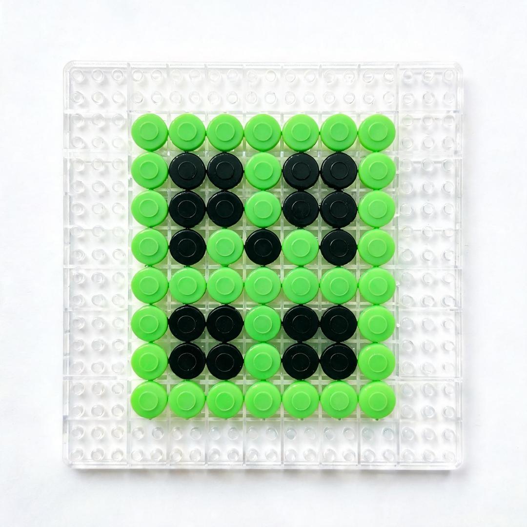 AI fuse bead effect of Minecraft creeper