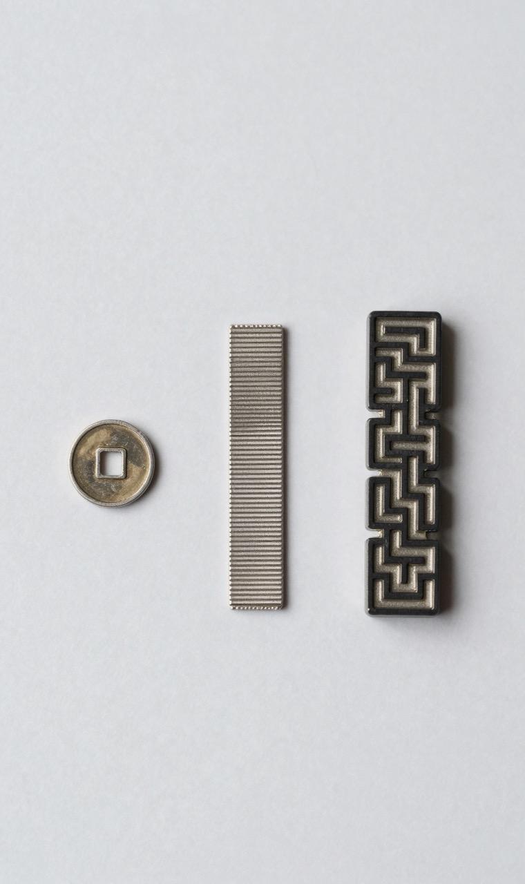 Fuse bead fidget formats: coin, strip, maze