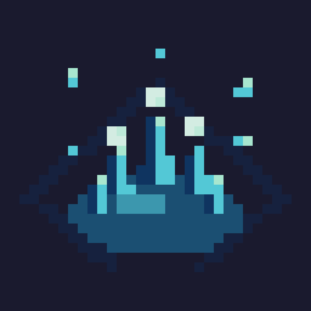 Isometric Crystal Cave 3D Patterns perler bead pattern 128×128