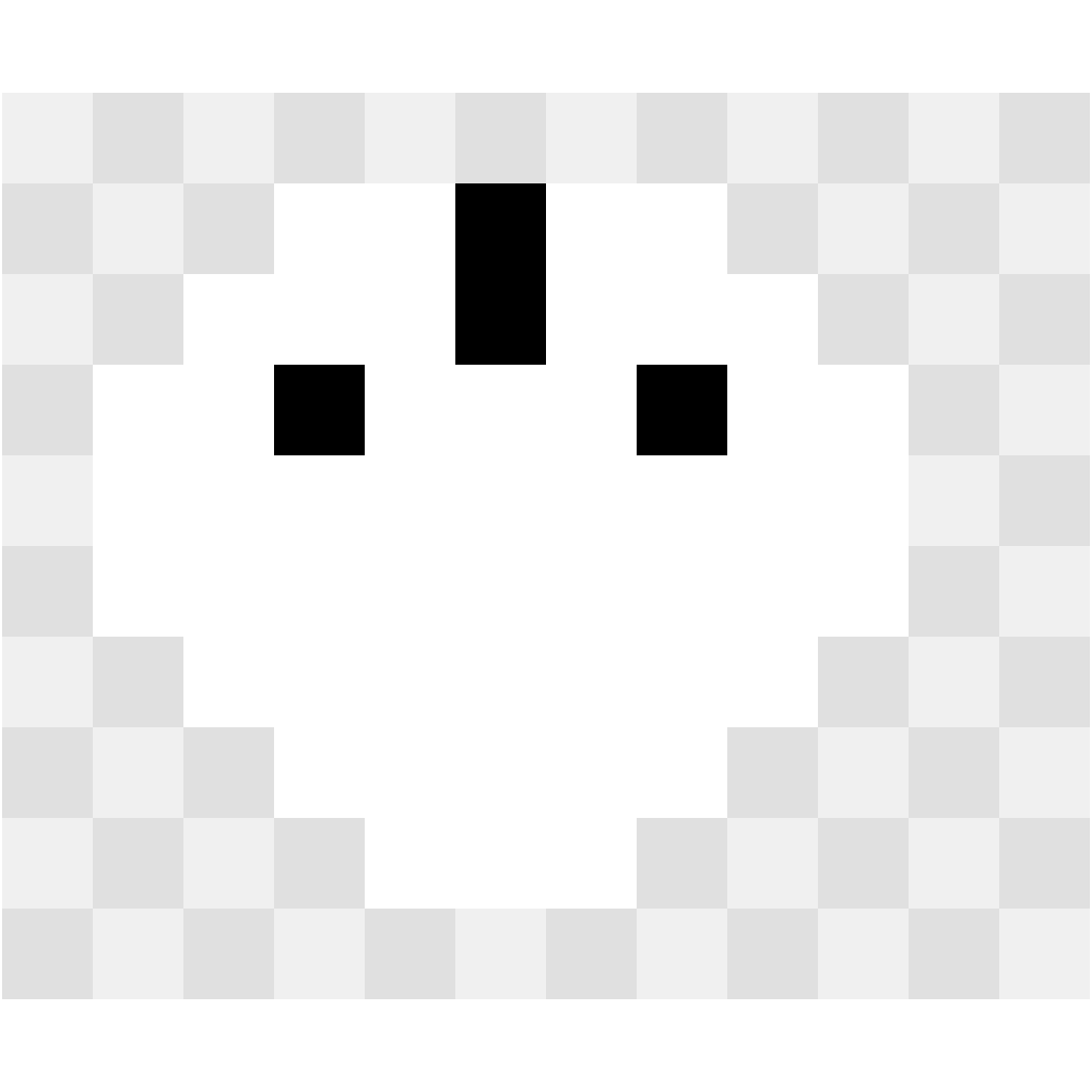 Cow Animals perler bead pattern 14×14