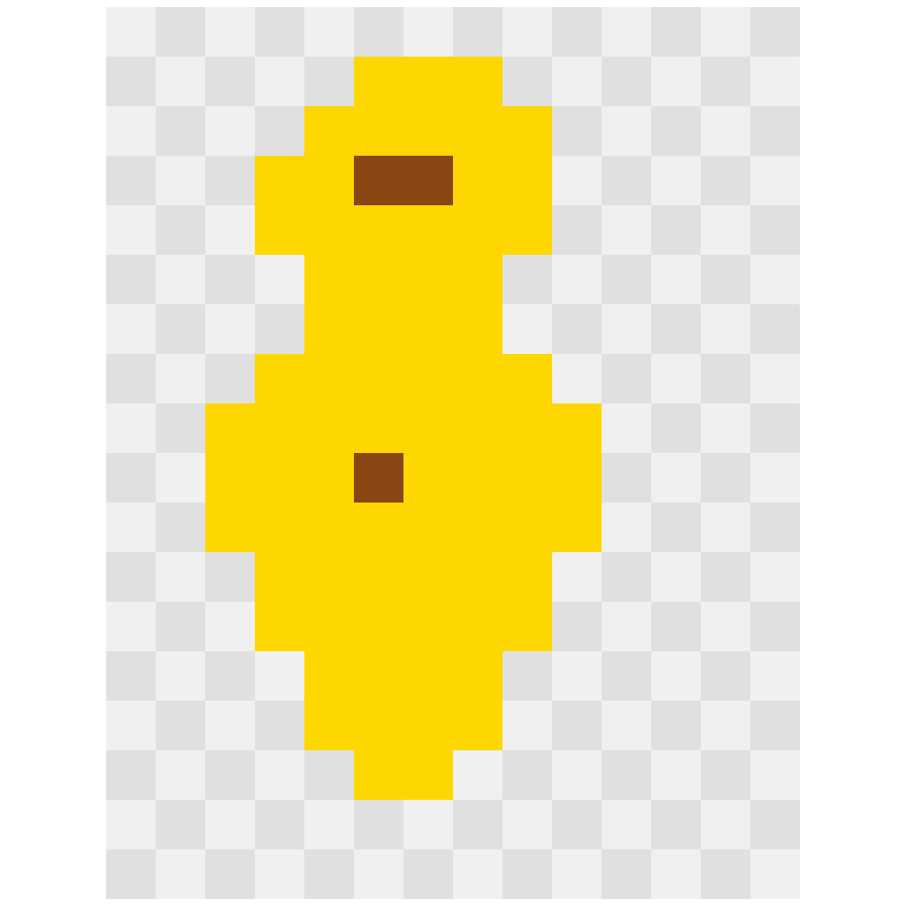Giraffe Animals perler bead pattern 12×18
