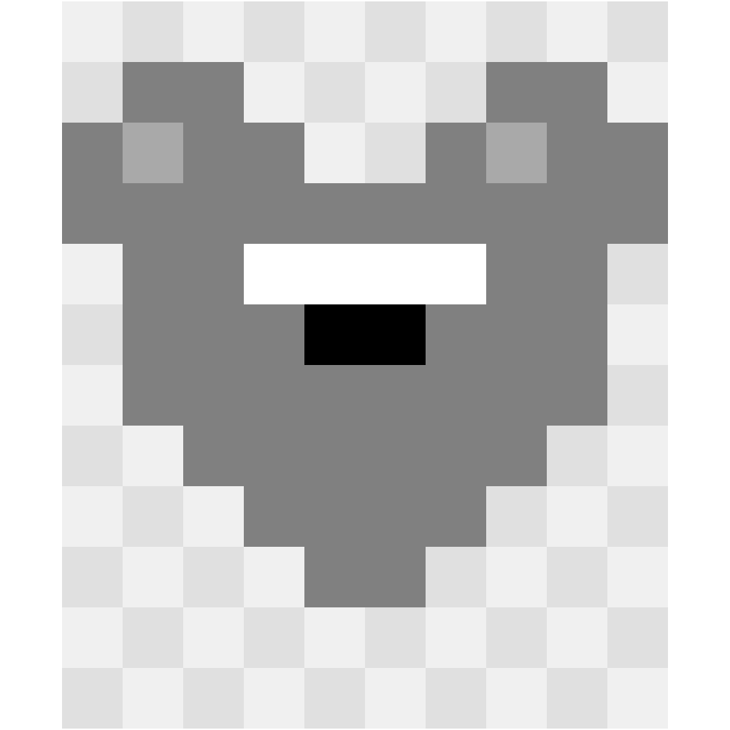 Koala Animals perler bead pattern 10×12