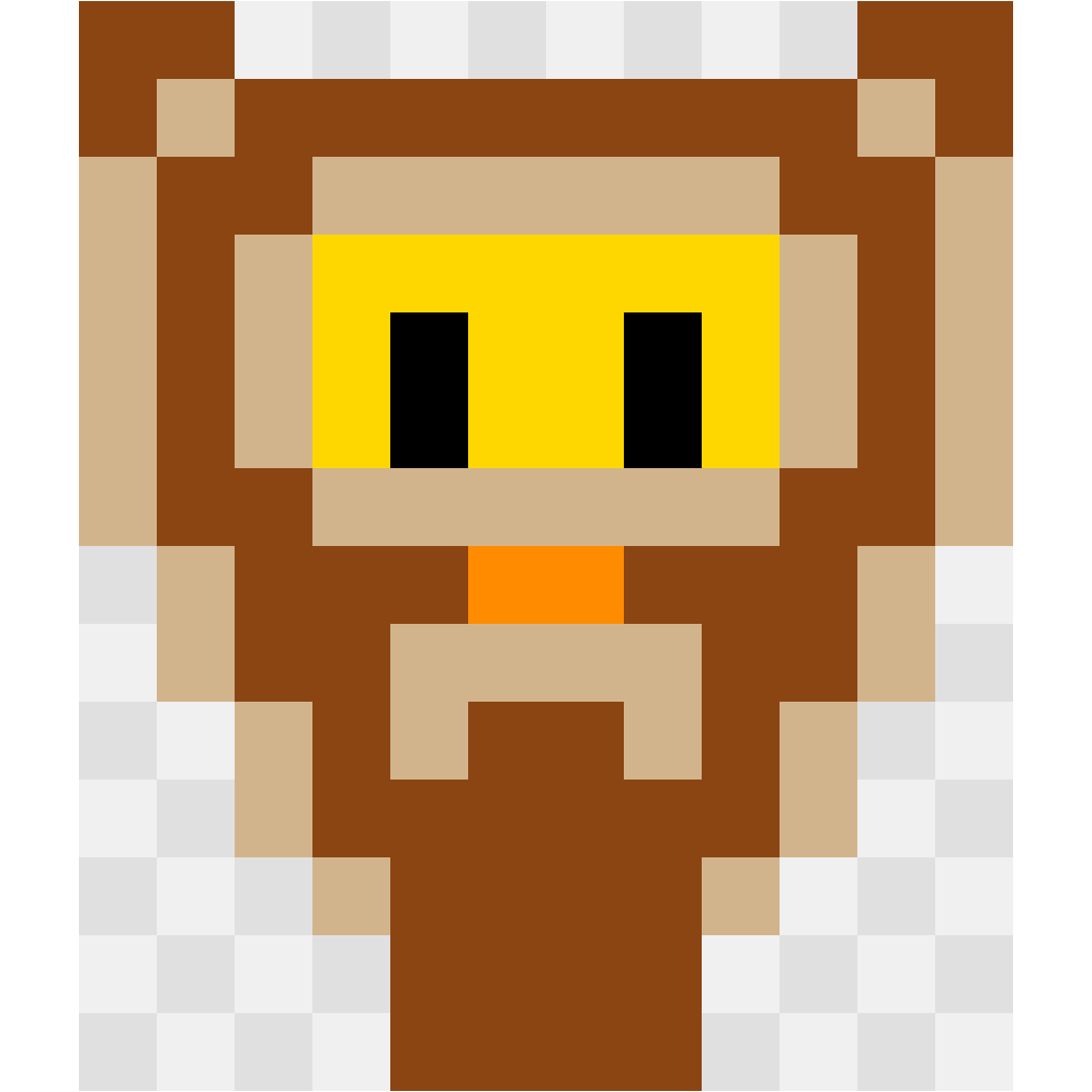 Owl Animals perler bead pattern 12×14