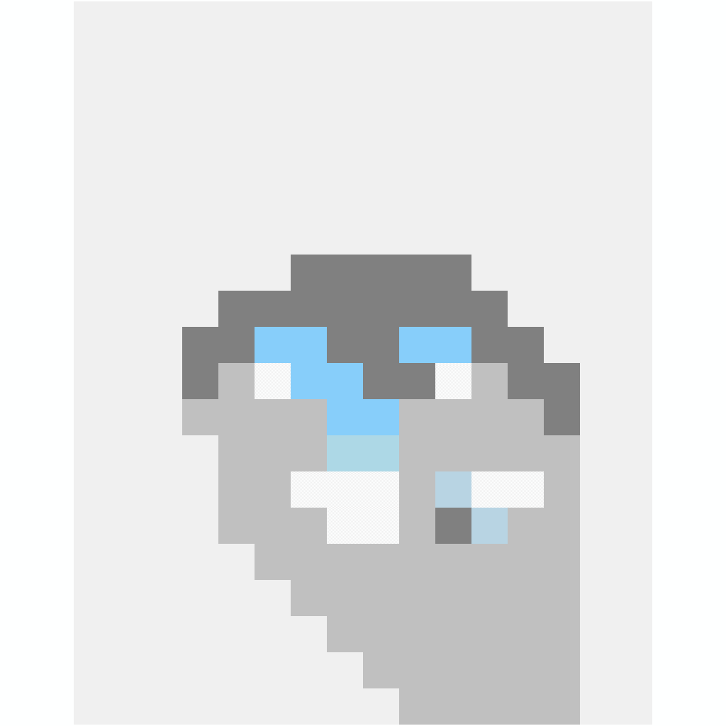 Cat Spirit — Anime & Manga perler bead pattern (16×20)