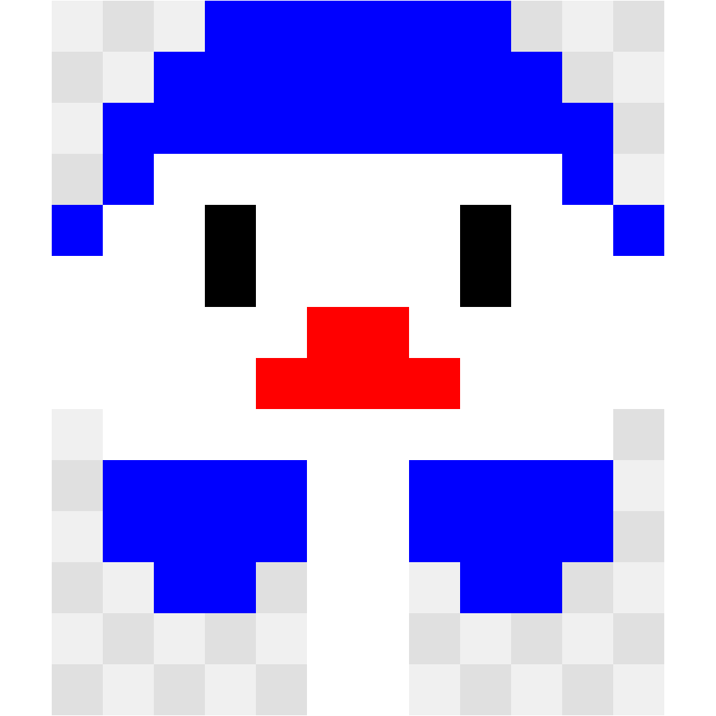 Doraemon Anime & Manga perler bead pattern 12×14
