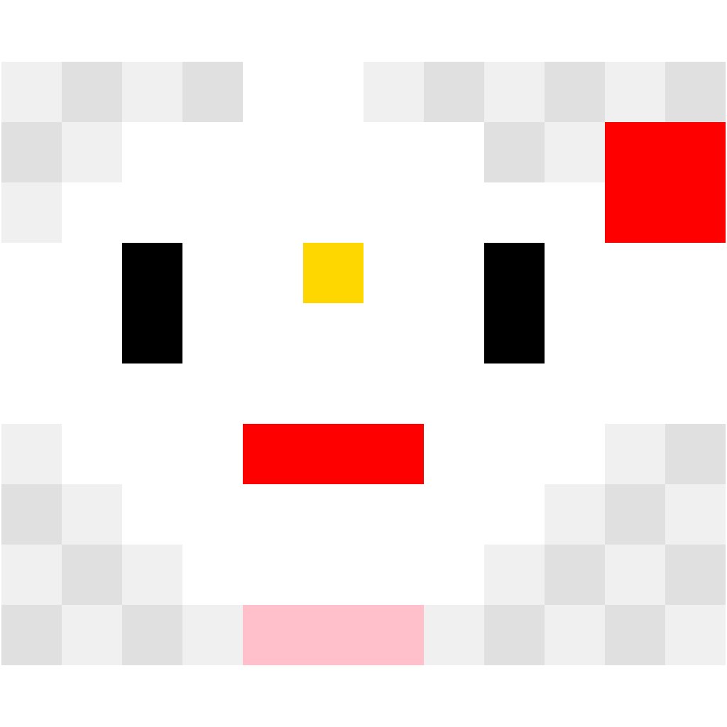 Hello Kitty Anime & Manga perler bead pattern 12×10