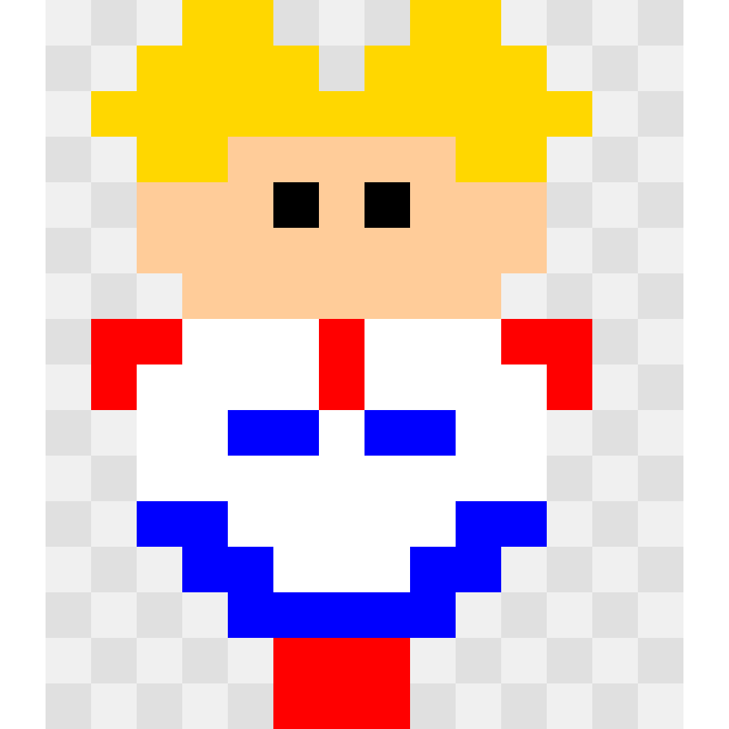 Sailor Moon Anime & Manga perler bead pattern 14×16