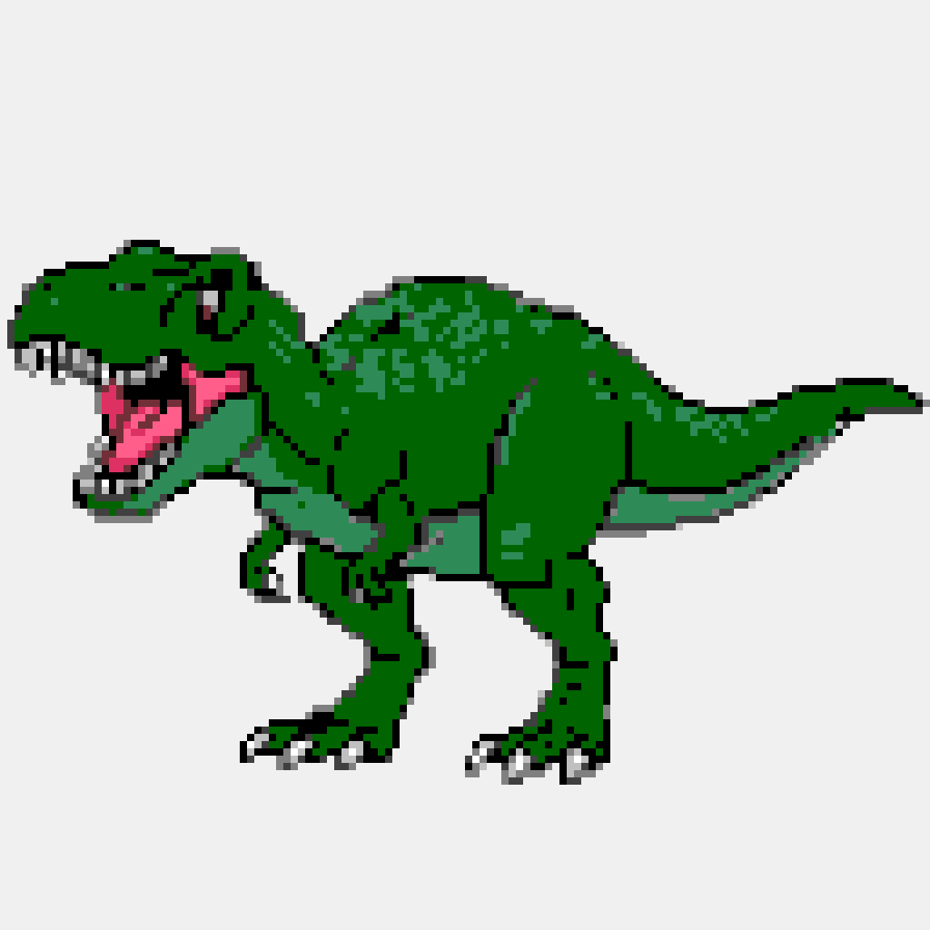 Chef-d'œuvre de Dinosaure — motif de perles Dinosaure (128×128)