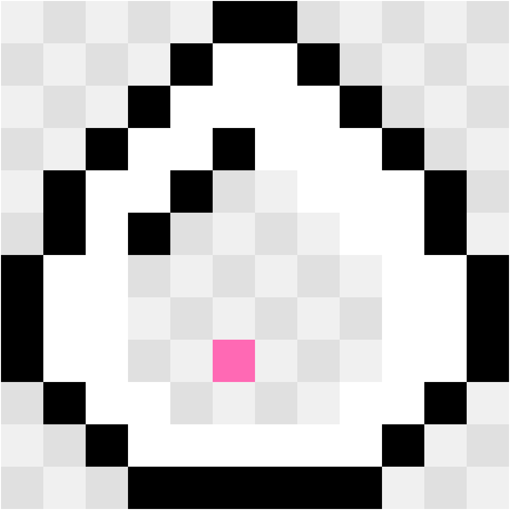 Peace Sign Easy Patterns perler bead pattern 12×12