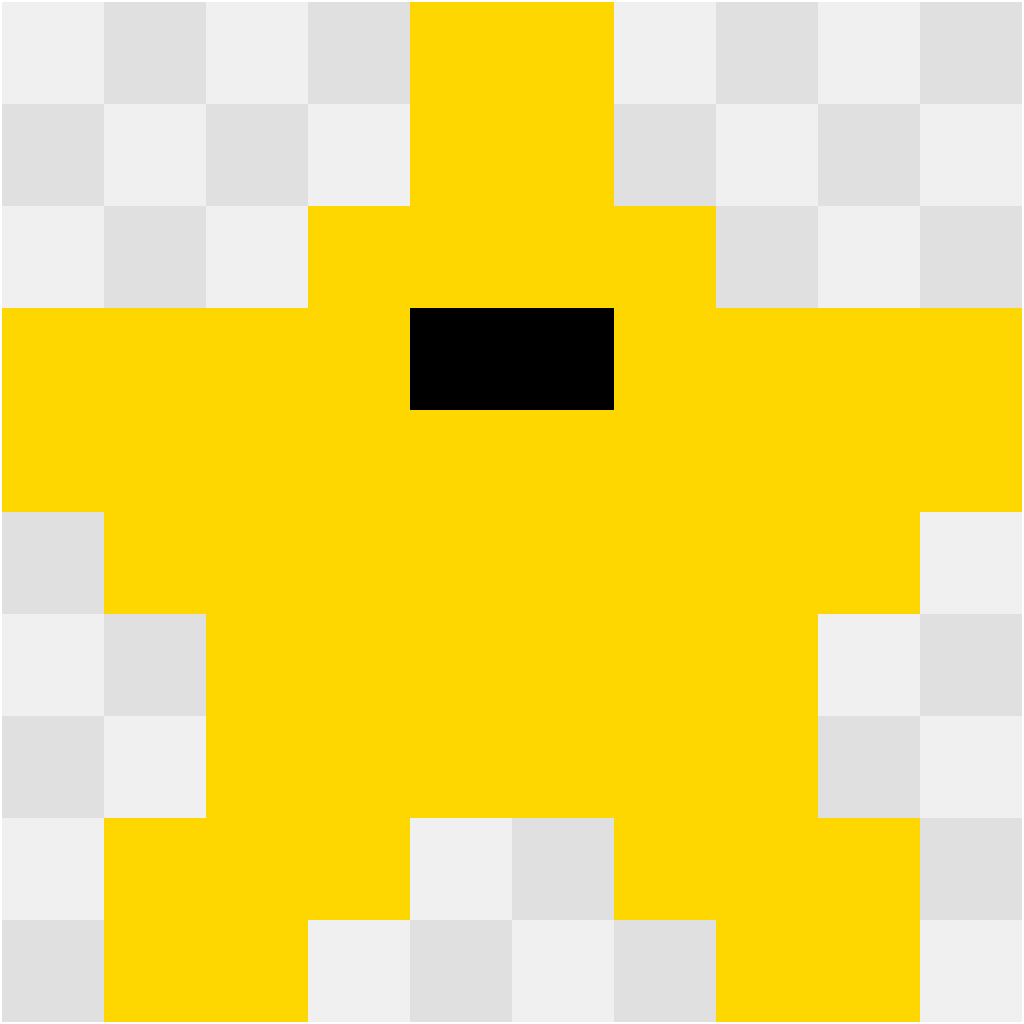 Star Easy Patterns perler bead pattern 8×8
