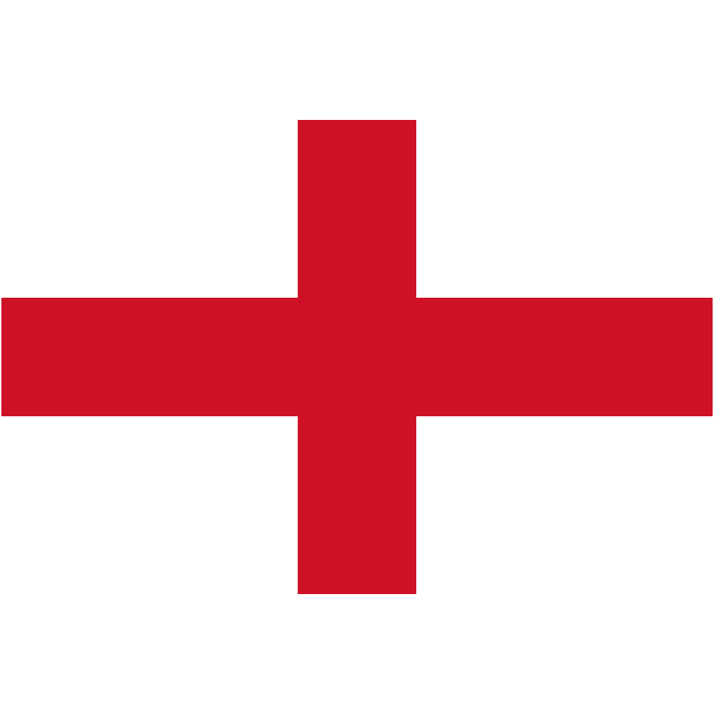 England Flag FIFA World Cup perler bead pattern 12×8