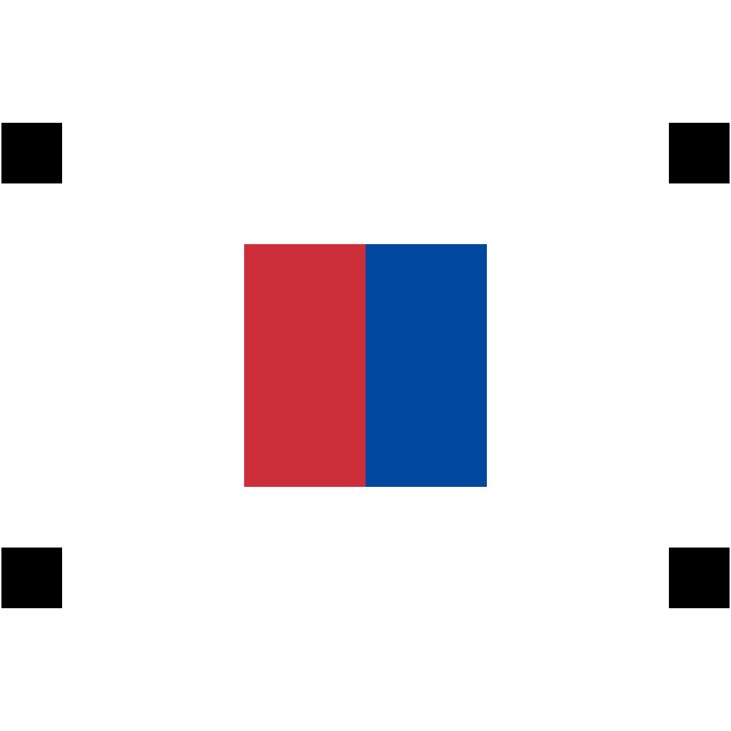 South Korea Flag FIFA World Cup perler bead pattern 12×8