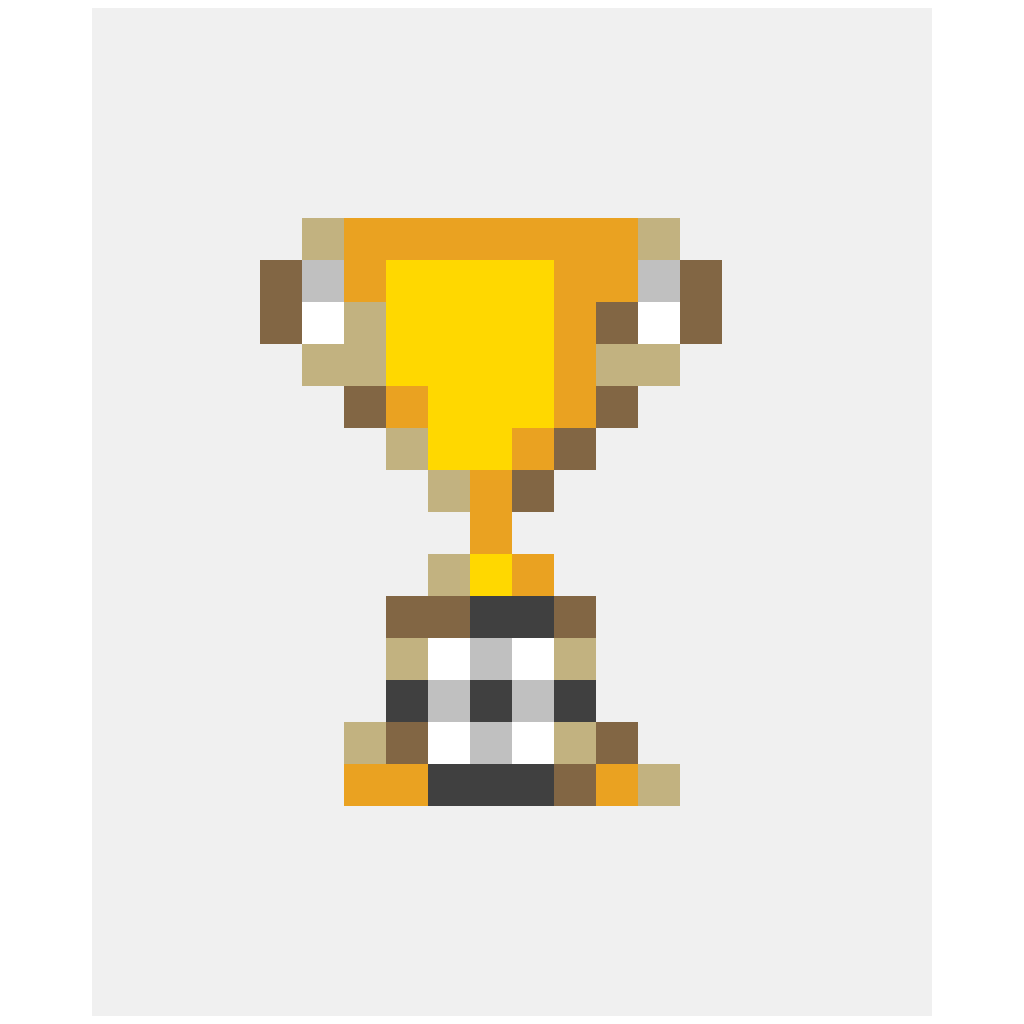 Exhibición de trofeo — patrón de cuentas de Copa Mundial de la FIFA (20×24)