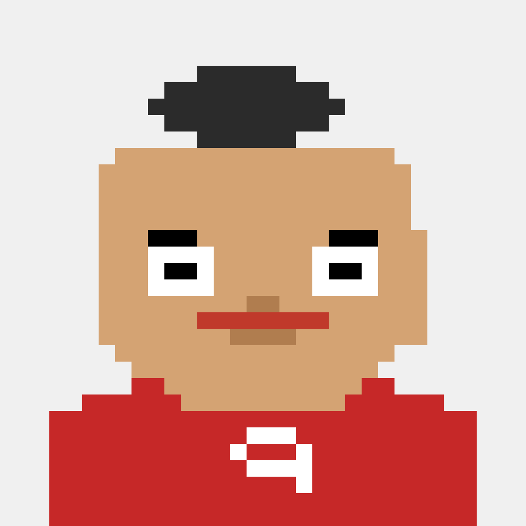 平頭射手 —— FIFA 世界盃 拼豆圖紙(32×32)