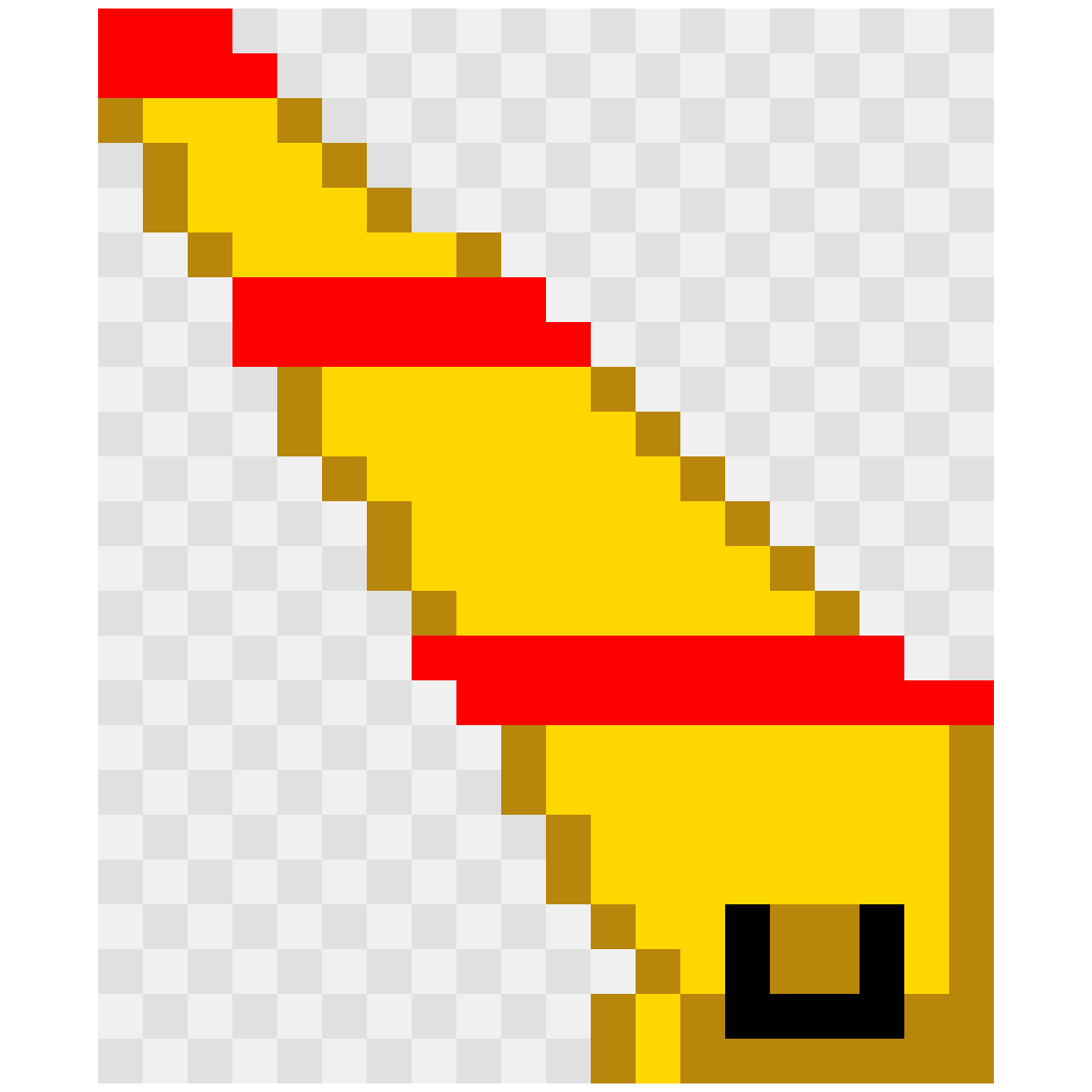 Vuvuzela FIFA World Cup perler bead pattern 20×24