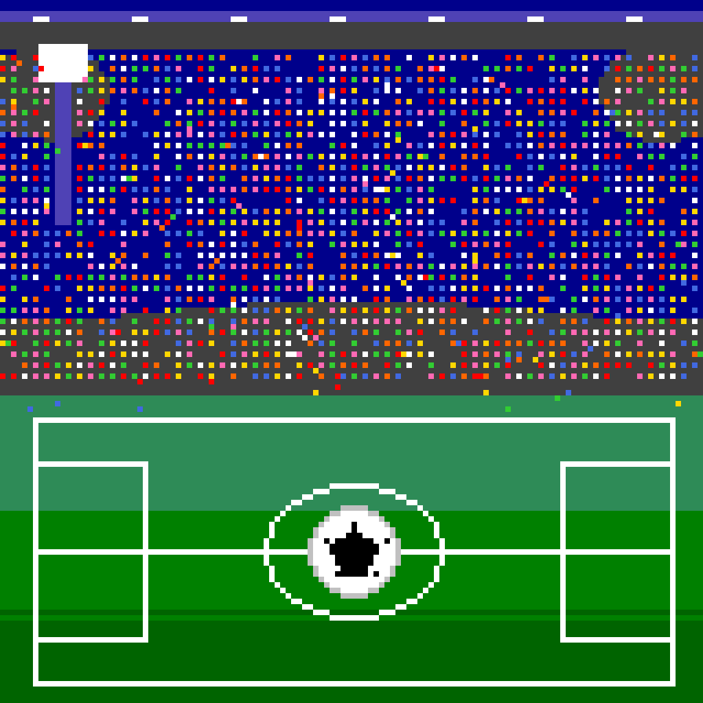 WM-Stadionnacht — FIFA-Weltmeisterschaft Perlenmuster (128×128)