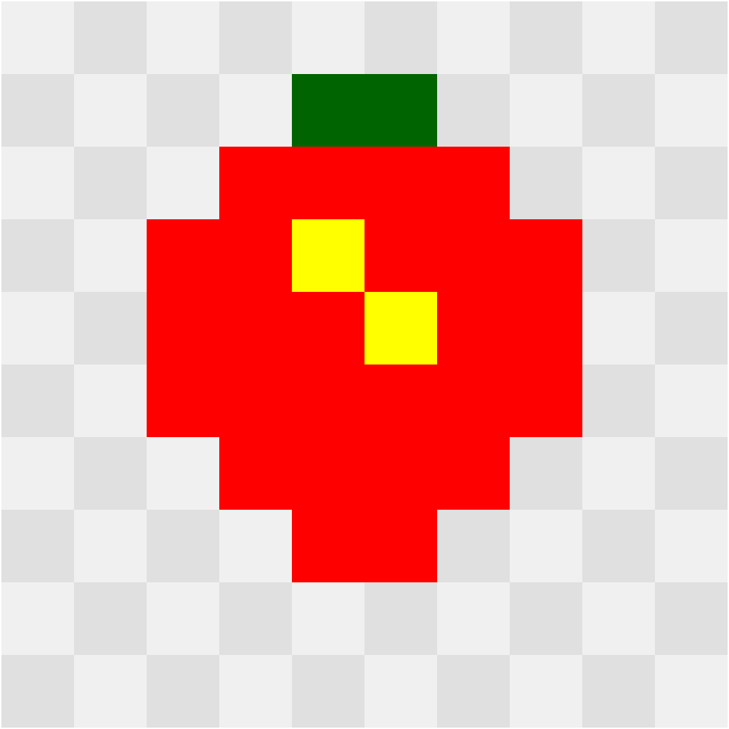 Strawberry Food & Drinks perler bead pattern 10×12