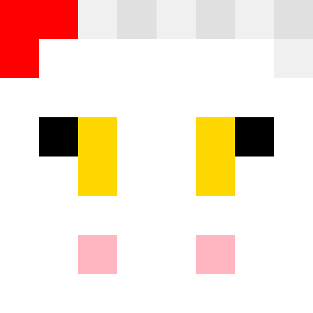Mini Hello Kitty Hello Kitty perler bead pattern 8×8