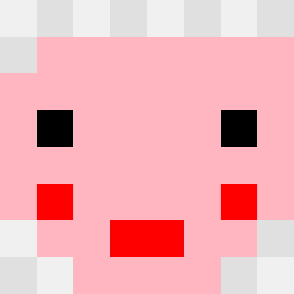 Mini Kirby Kirby perler bead pattern 8×8
