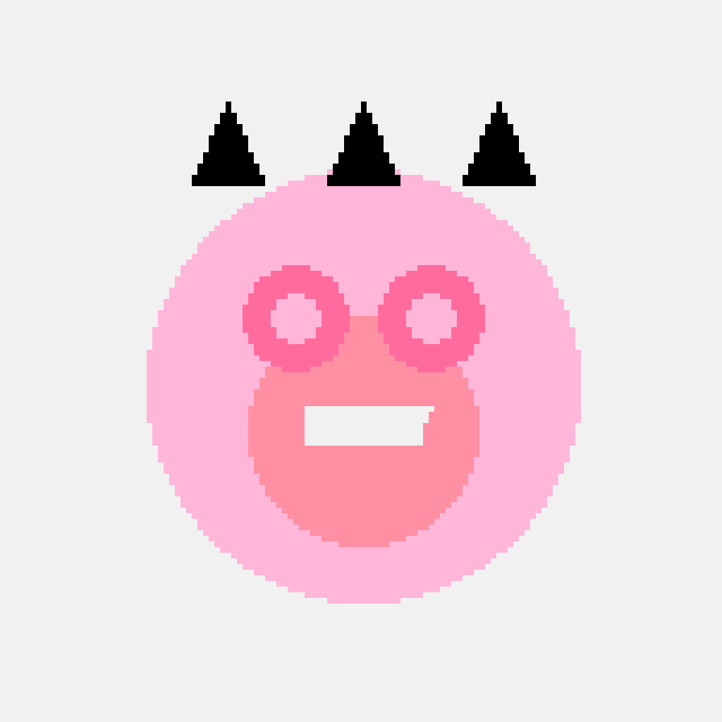 Sueño primaveral de Kirby — patrón de cuentas de Kirby (128×128)