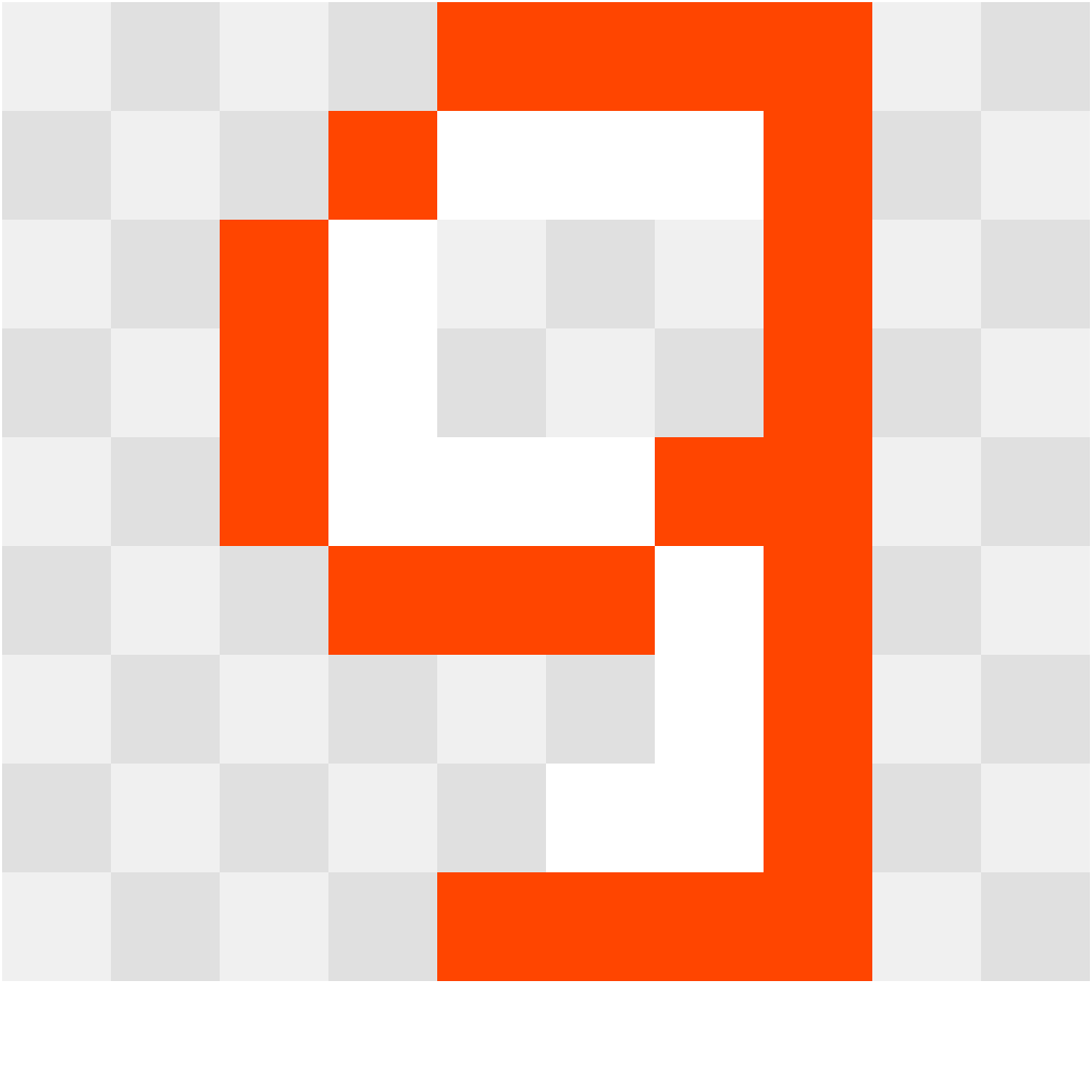 Letter G Letters & Numbers perler bead pattern 10×12