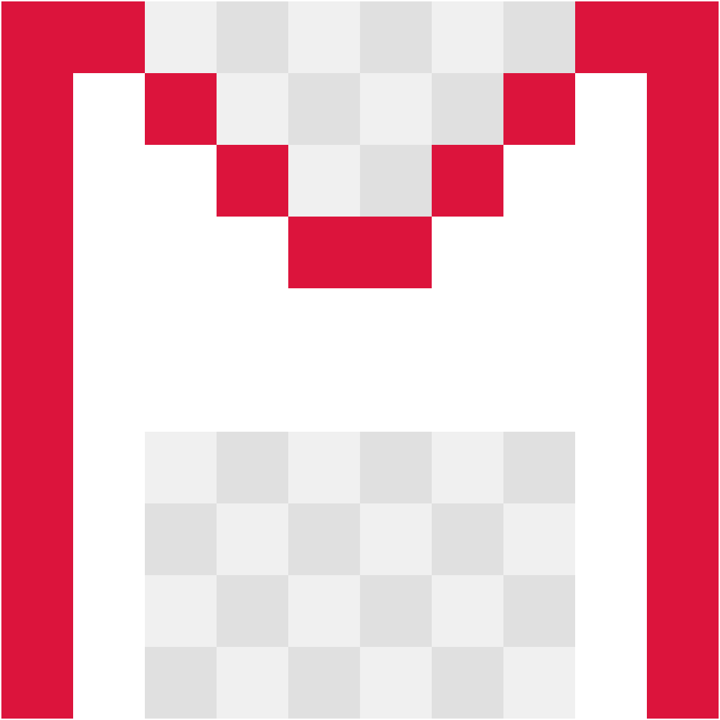 Letter M Letters & Numbers perler bead pattern 12×12