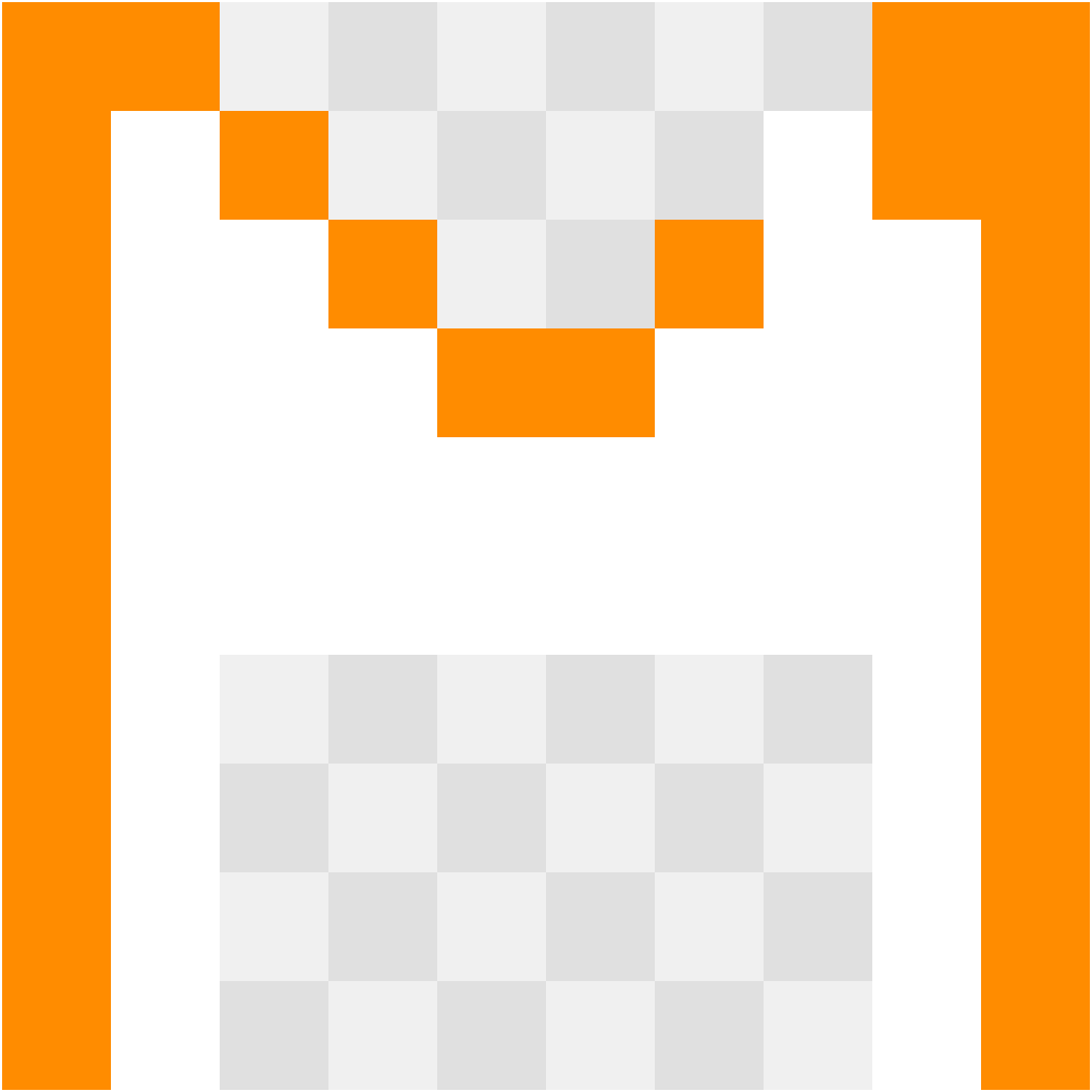 Letter N Letters & Numbers perler bead pattern 10×12