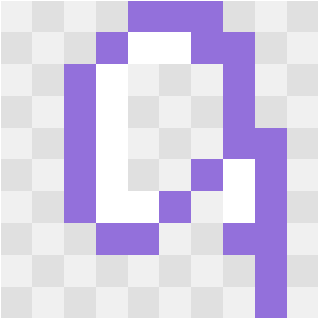 Letter Q Letters & Numbers perler bead pattern 10×12