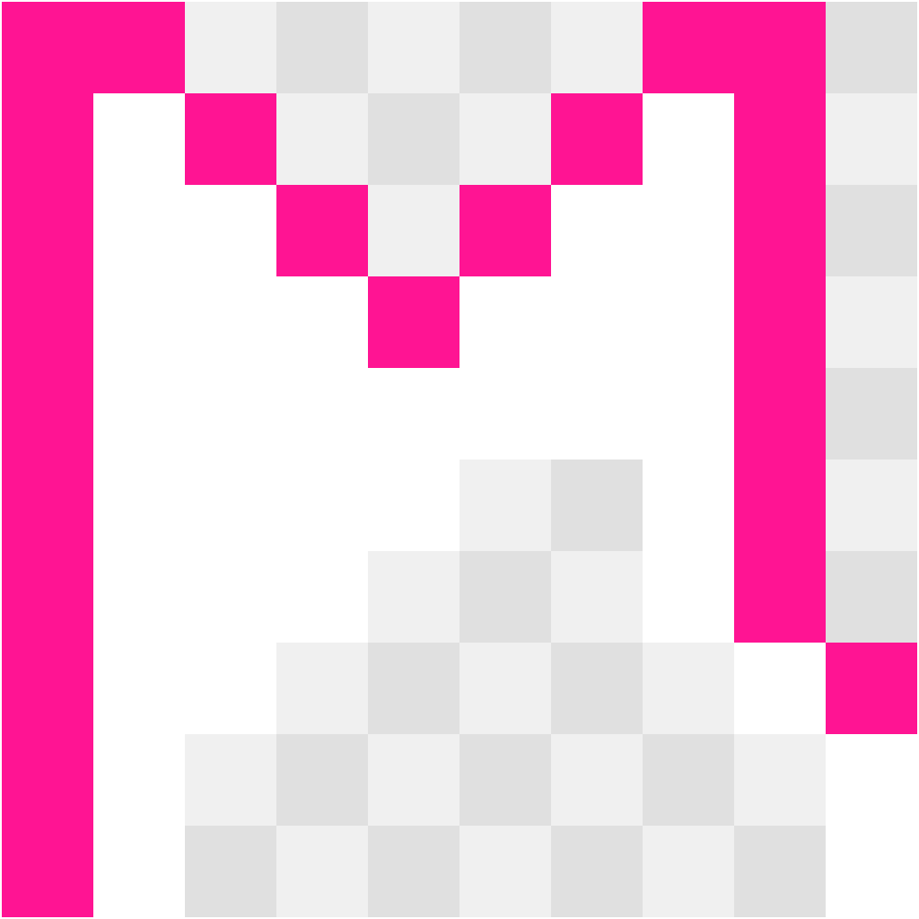Letter R Letters & Numbers perler bead pattern 10×12