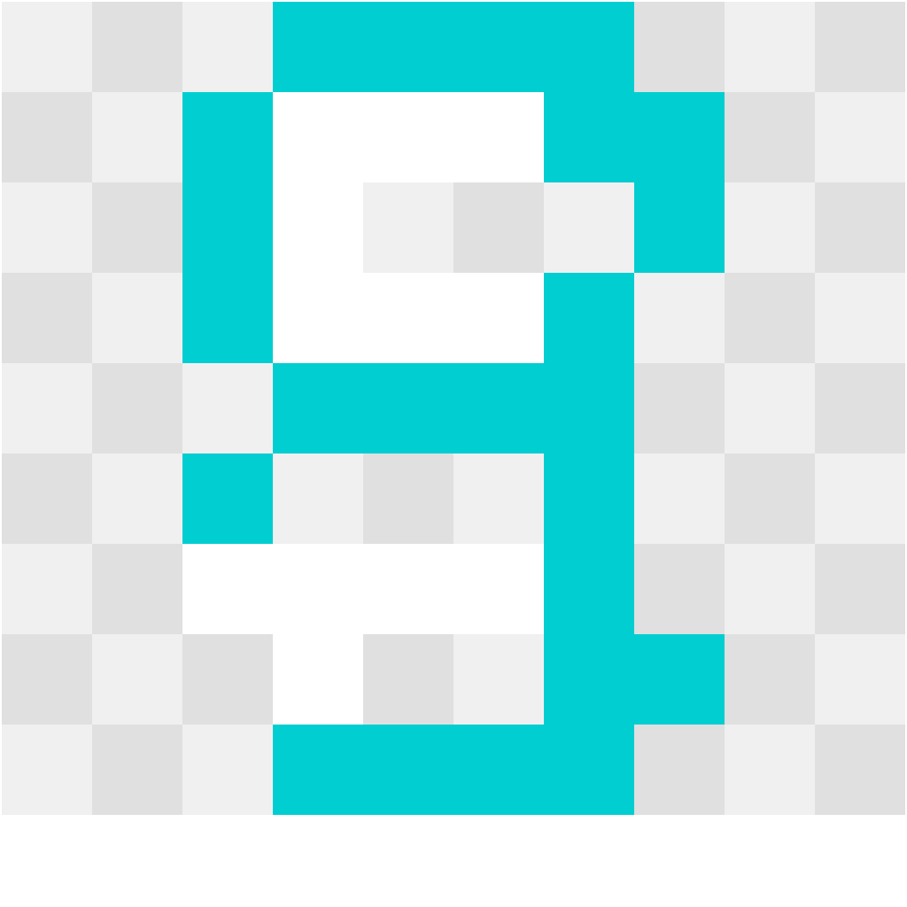 Letter S Letters & Numbers perler bead pattern 10×12