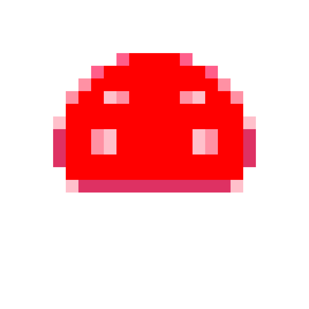 Súper Champiñón — patrón de cuentas de Super Mario (24×24)
