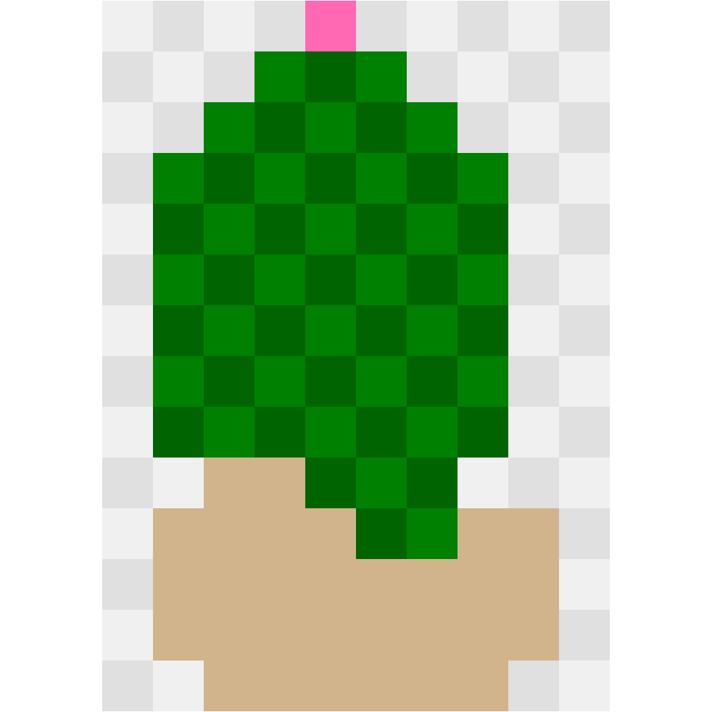 Cactus Nature & Outdoors perler bead pattern 10×14