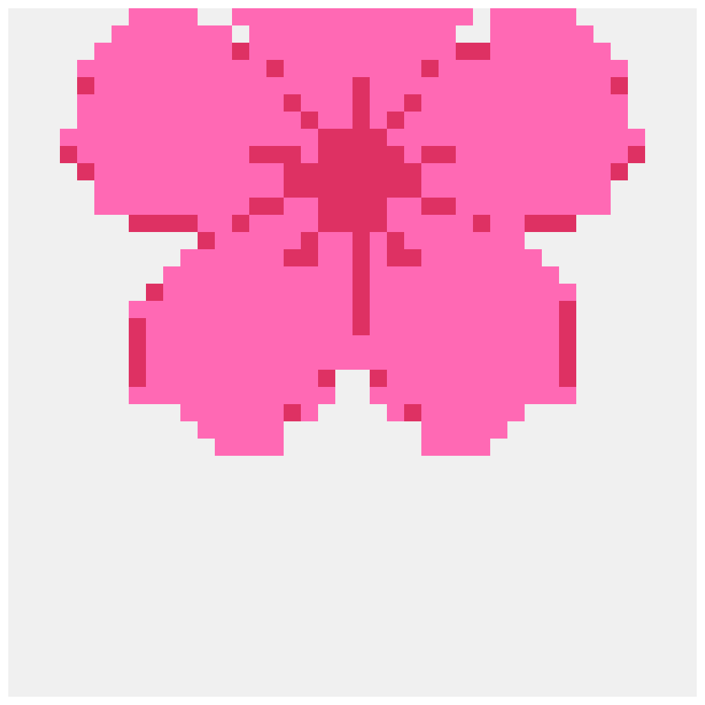 Cherry Blossom — Nature & Outdoors perler bead pattern (40×40)
