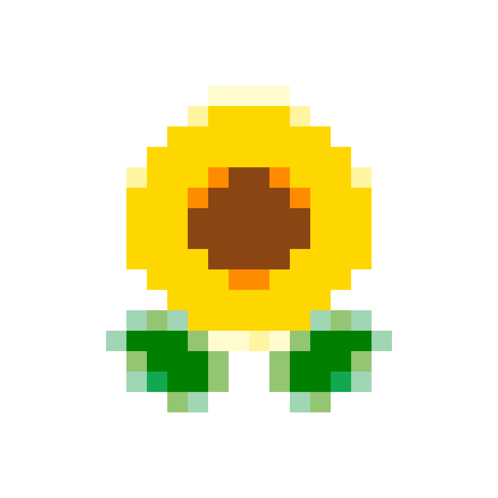 Tournesol (Petit) — motif de perles Nature & Plein air (24×24)