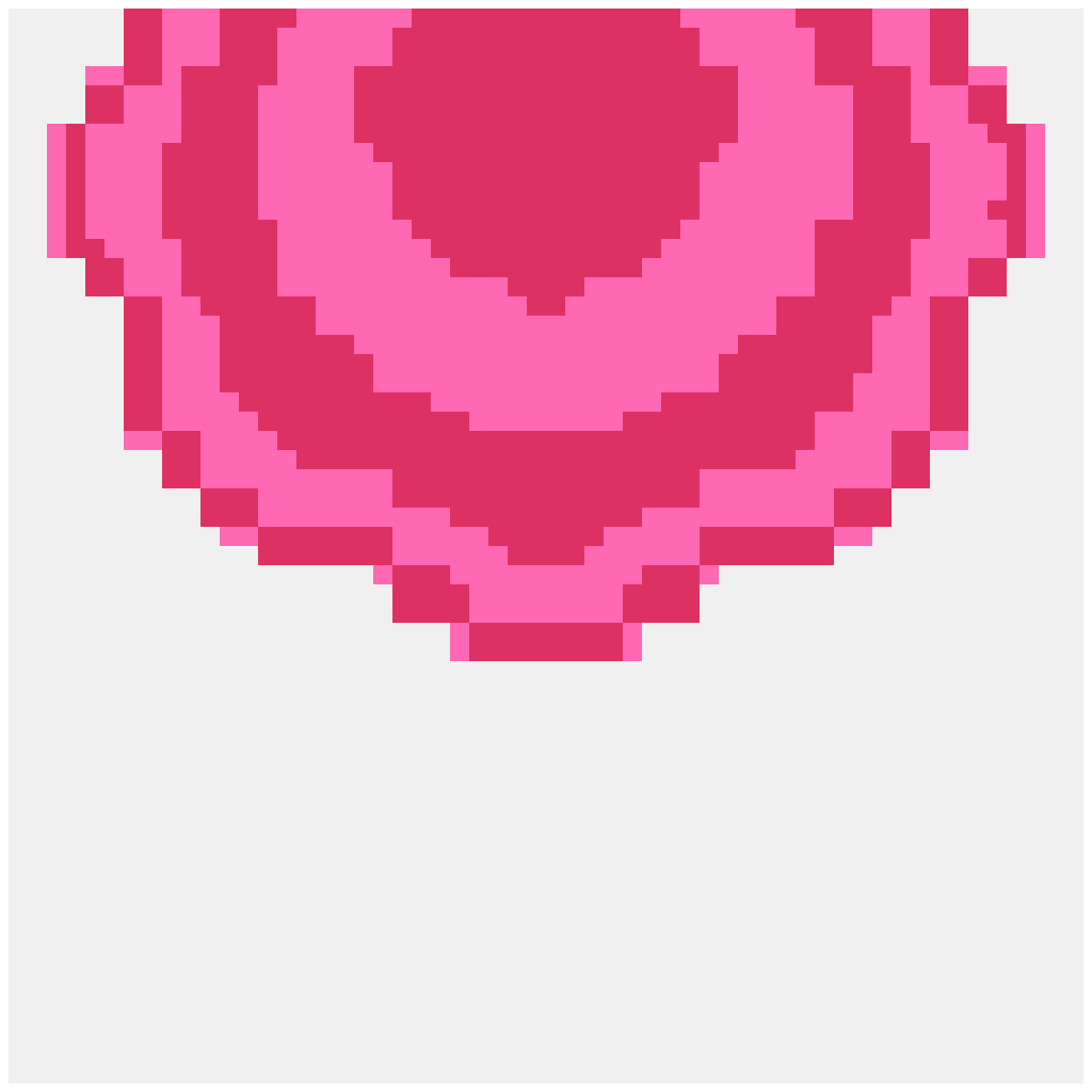 Peony — Nature & Outdoors perler bead pattern (56×56)