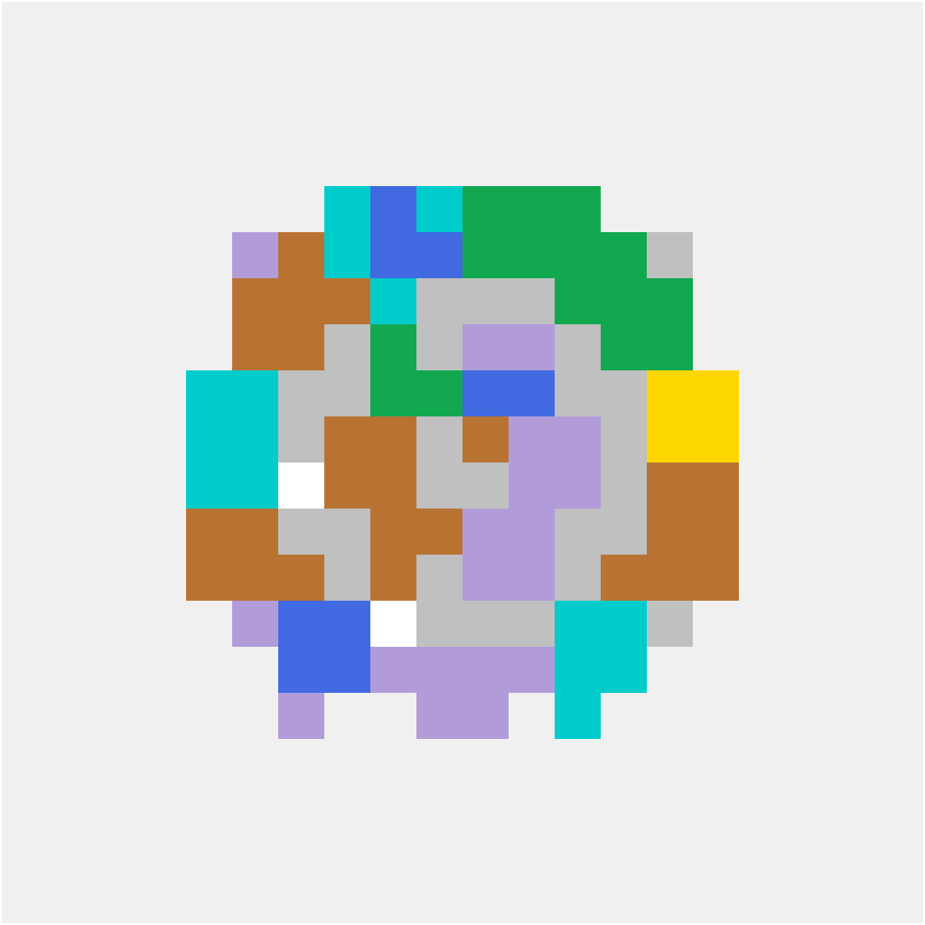 道館徽章套裝 —— 寶可夢 拼豆圖紙(20×20)