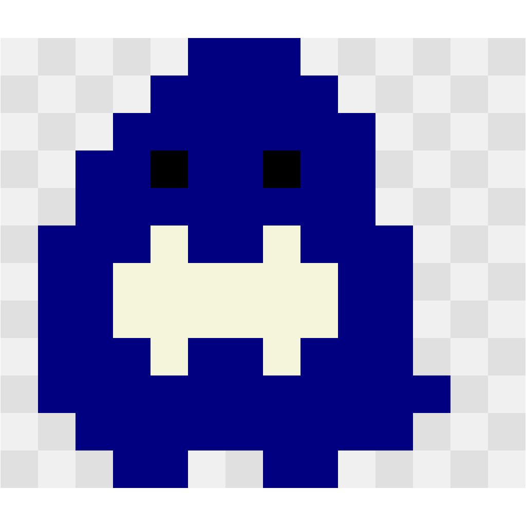 Snorlax Pokémon perler bead pattern 16×14