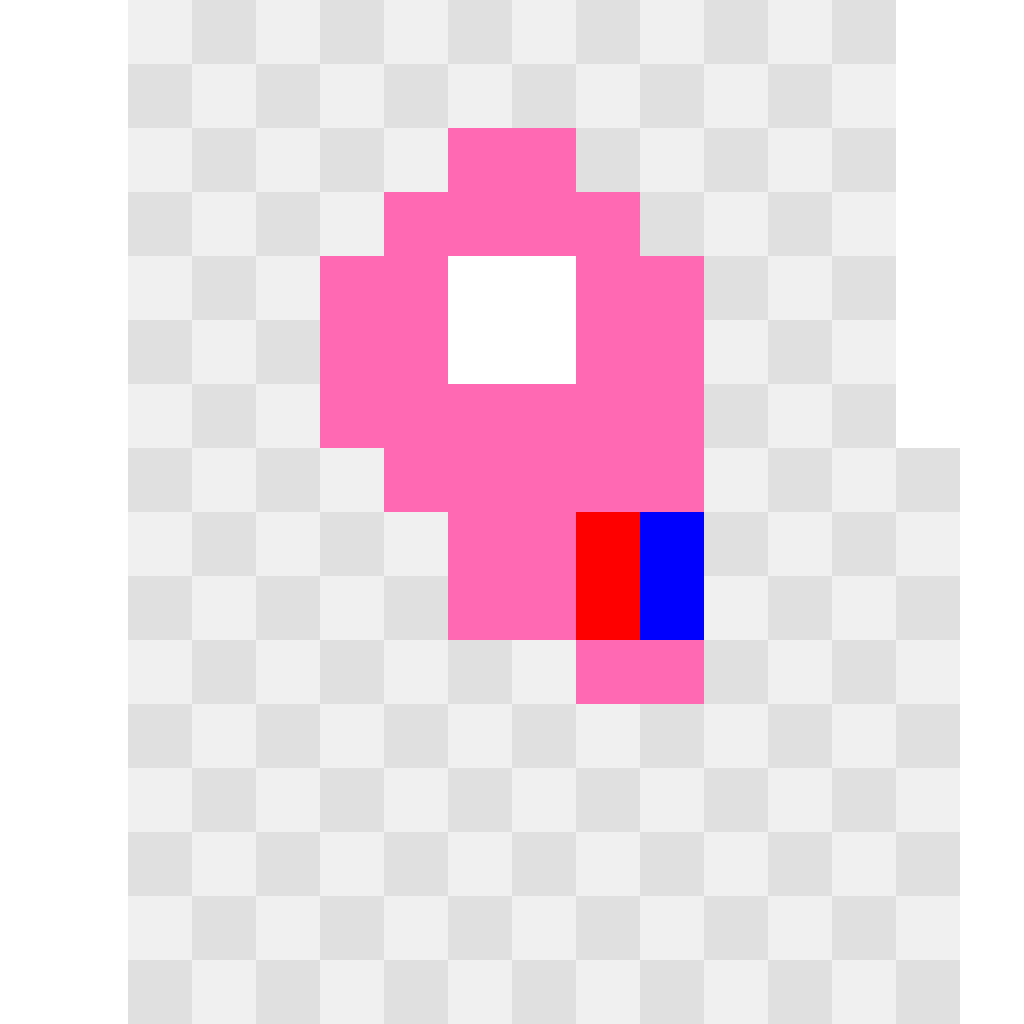 Sylveon Pokémon perler bead pattern 12×16