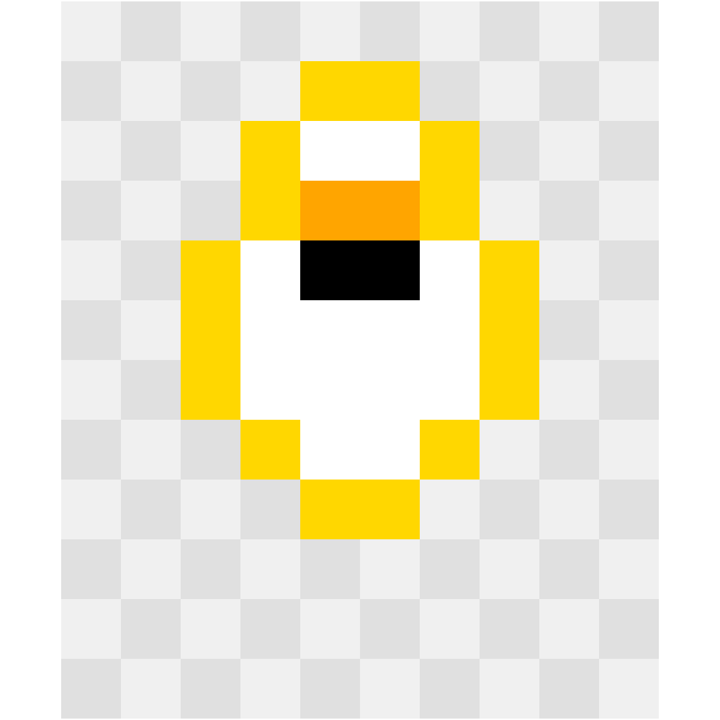 Togepi Pokémon perler bead pattern 10×12