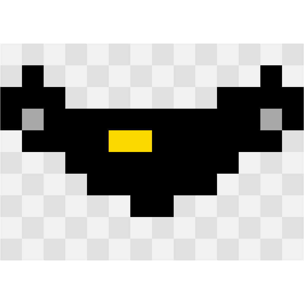Bat Seasonal perler bead pattern 14×10
