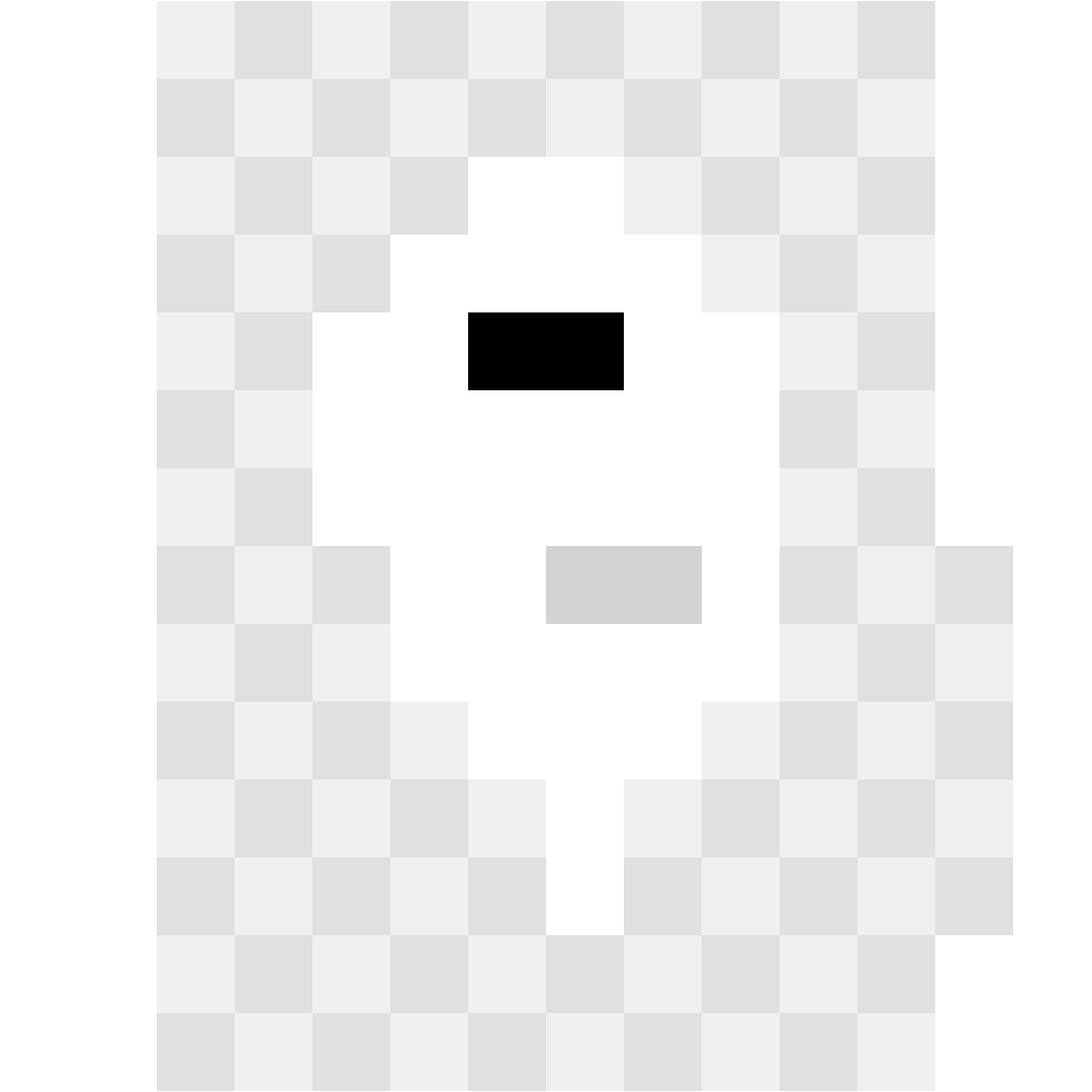 Ghost Seasonal perler bead pattern 10×14