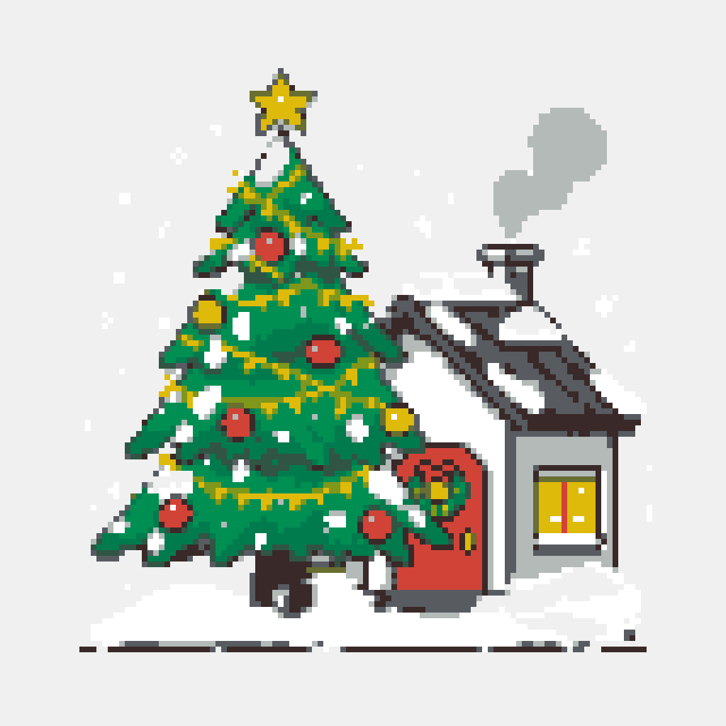 seasonal 精品大图 —— 季節主題 拼豆圖紙(128×128)