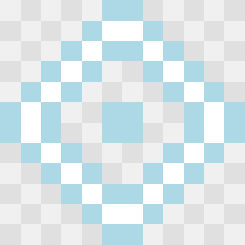 Snowflake Seasonal perler bead pattern 12×12