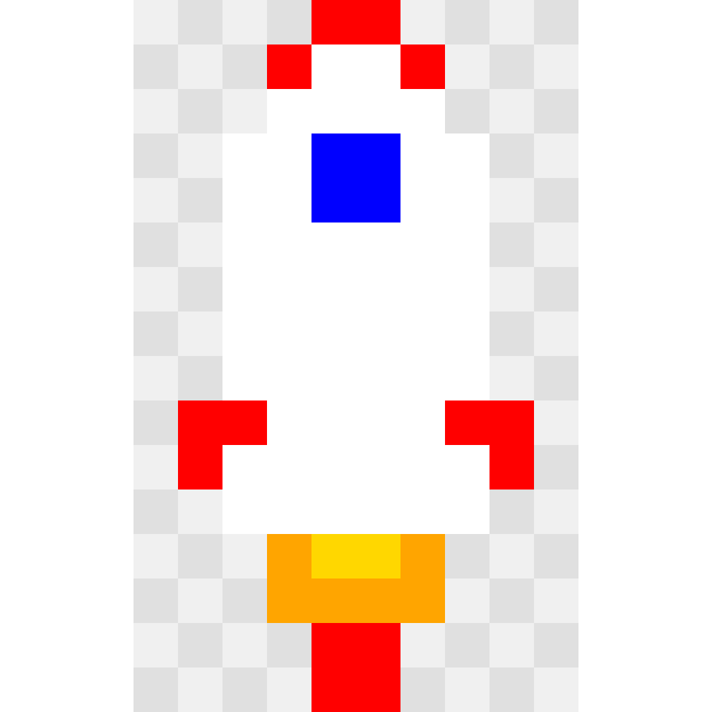 Rocket Space & Universe perler bead pattern 10×16