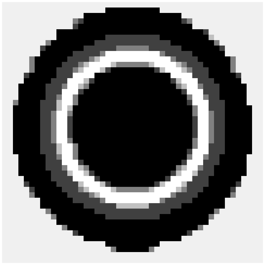 Black Hole — Space & Universe perler bead pattern (48×48)