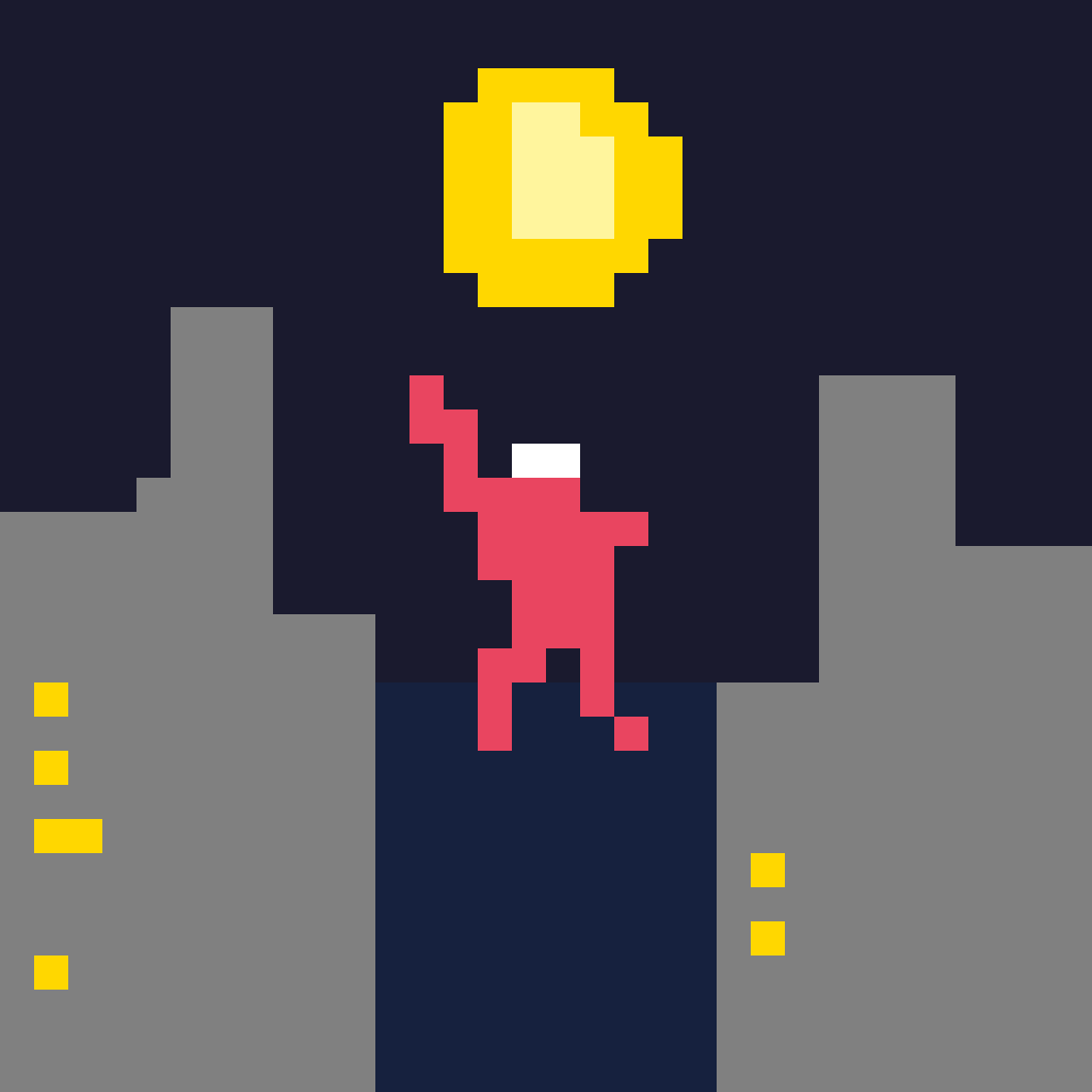 Spider-Man Swinging Across Manhattan Spider-Man perler bead pattern 128×128