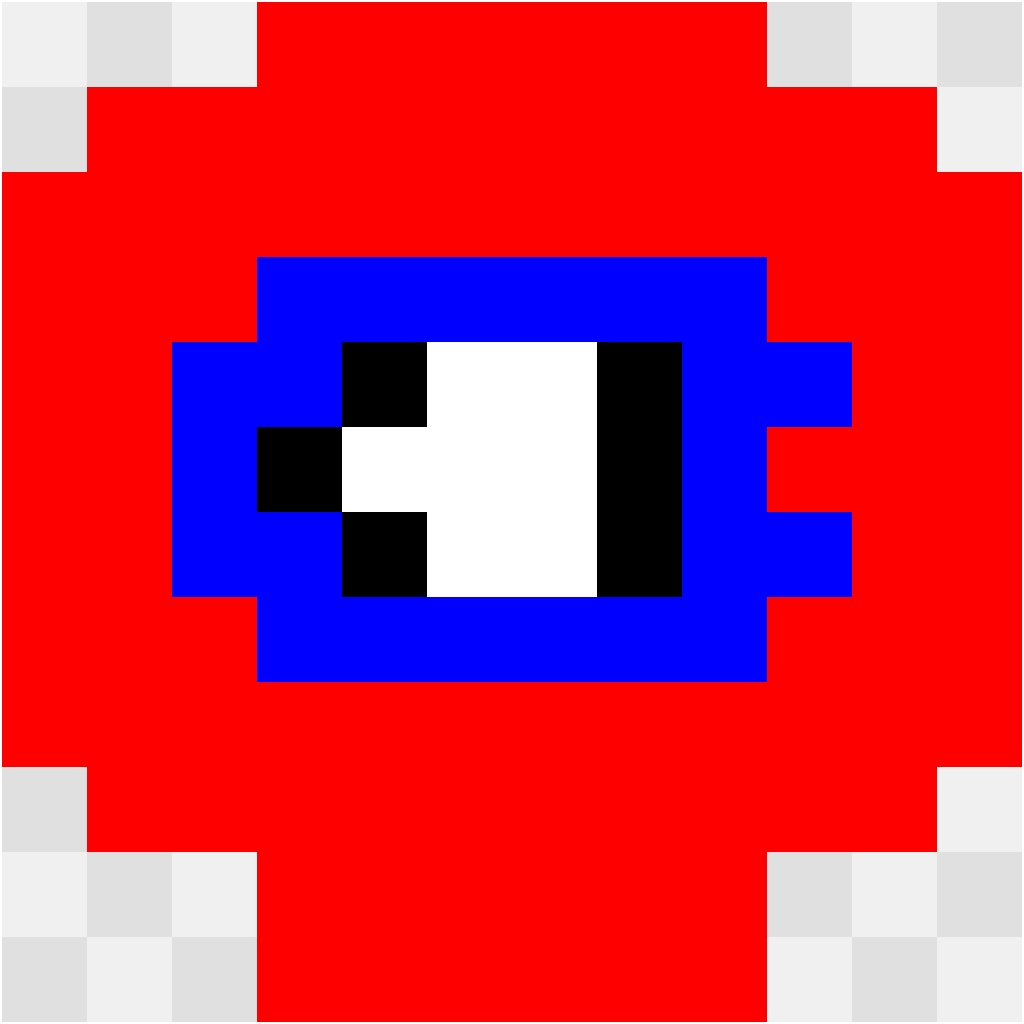Spider-Man Mask Spider-Man perler bead pattern 12×12