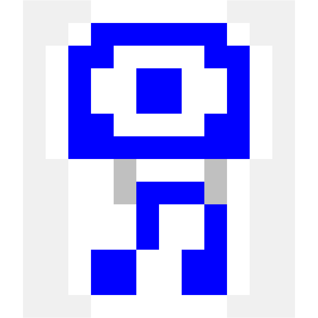 R2-D2 — Star Wars perler bead pattern (12×14)