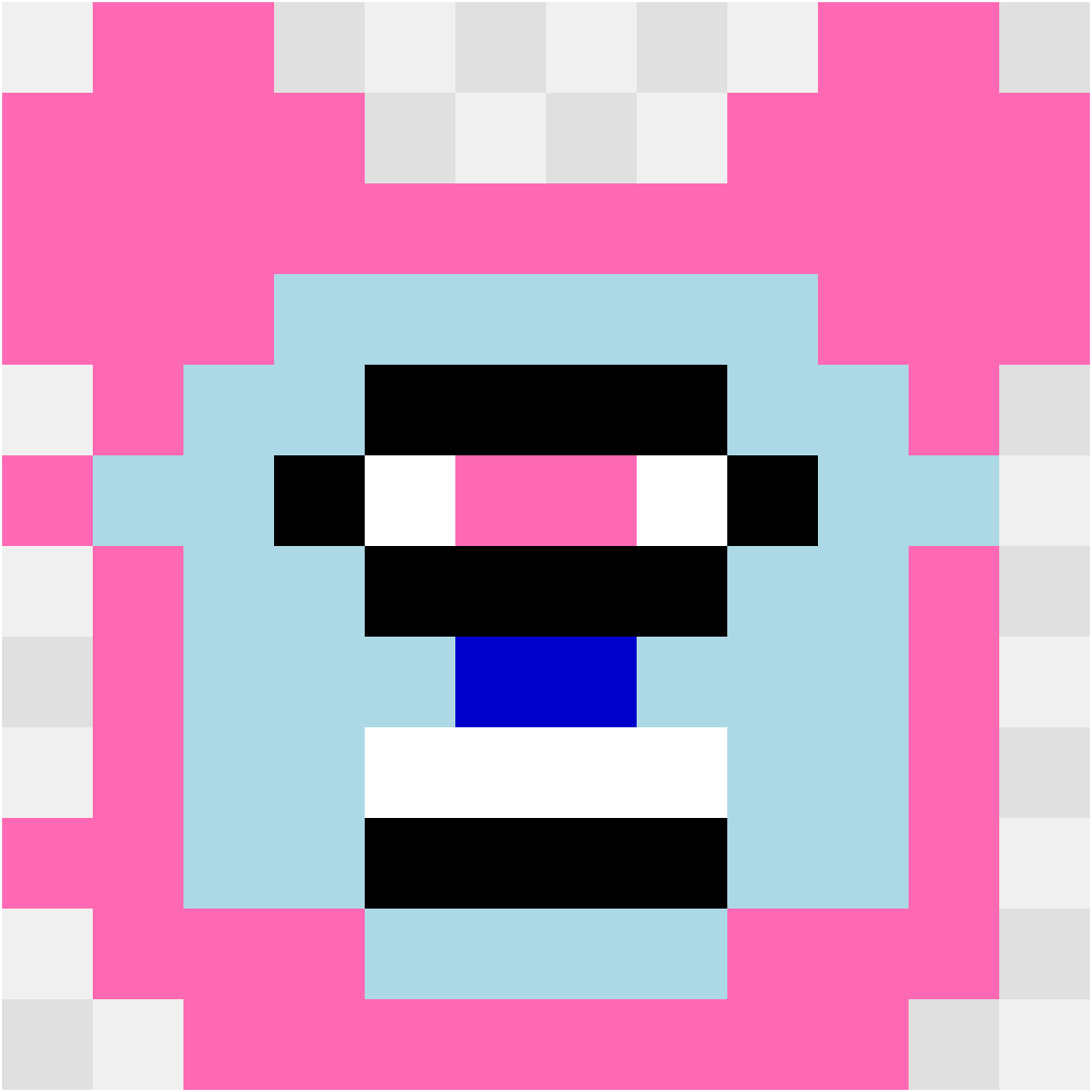 Stitch Heart Stitch perler bead pattern 12×12