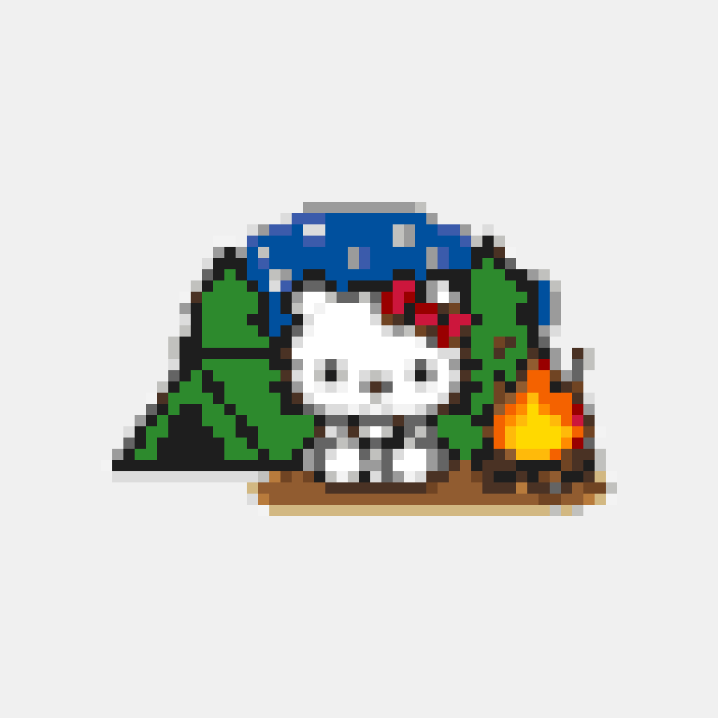 Hello Kitty Camping